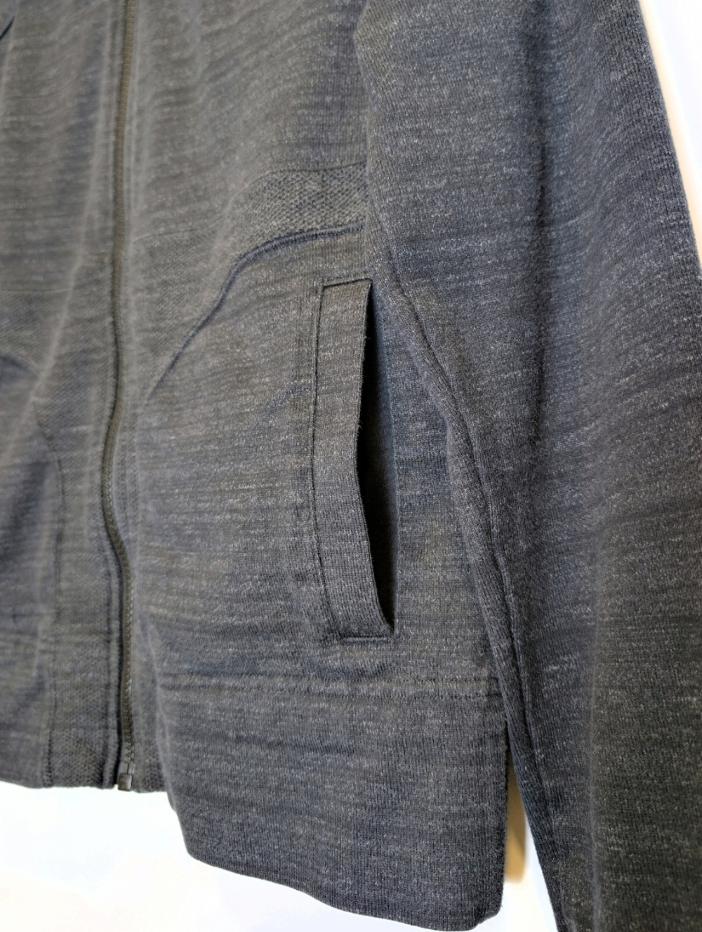 Nike Dark Gray Short Jacket Medium Zip Up Athletic Activewear Casual Size Medium - Picture 4 of 7